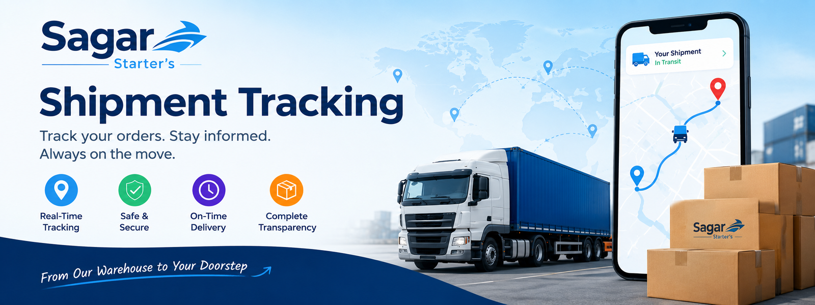 Sagar Starters Shipment Tracking