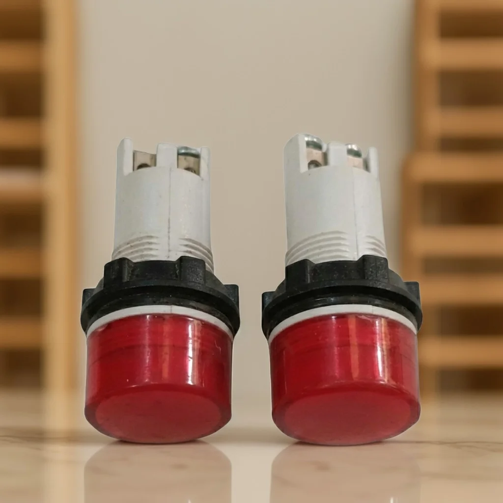 Red Colour Neon Light Bulb Panel Indicator Lamp